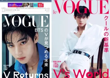 V BTS Tampilkan Pesona Berkelas di Sampul Terbaru Vogue Japan, KNetz Banjir Pujian