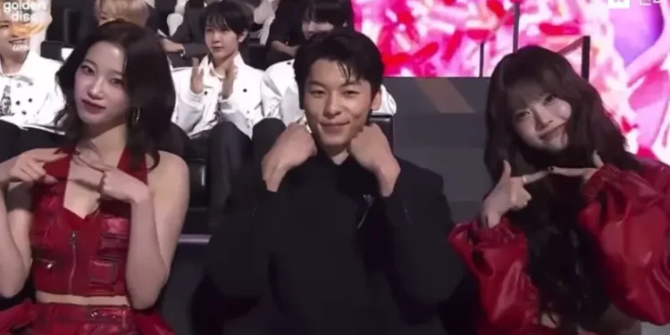 Dance Challenge Bareng LE SSERAFIM, Greg Hsu Jadi Sorotan di Golden Disc Awards 2026