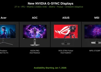 NVIDIA Perkenalkan Monitor G-SYNC Pulsar, Rilis Mulai 7 Januari