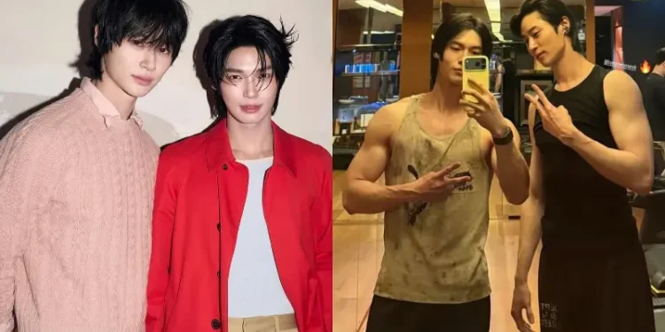 Win Metawin Bagikan Potret Bareng Byeon Woo Seok Saat Gym di Milan